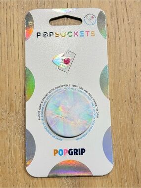New Popsocket Adhesive Phone Grip, Holder, Phone Stand, fun opal